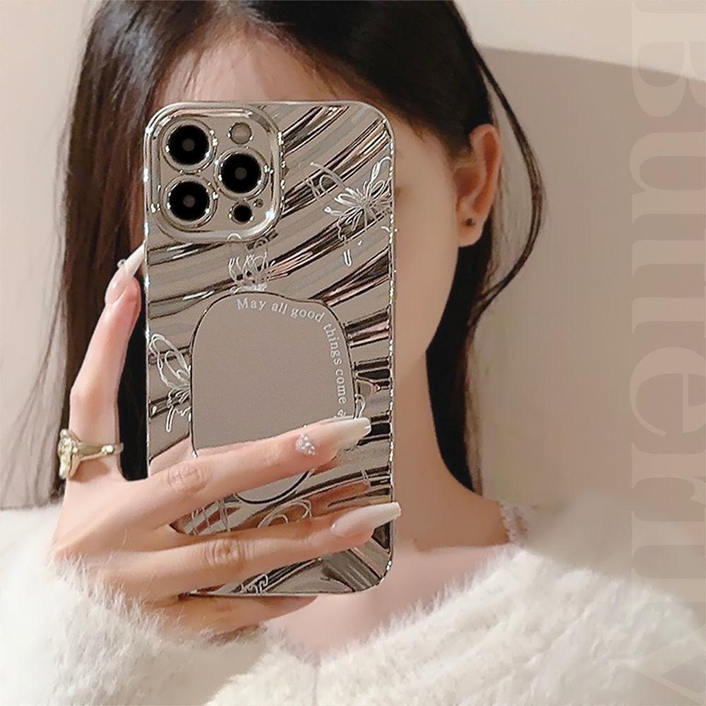 Makeup Mirror Phone Case for iPhone 11 13 16 Pro Max iPhone 14 15 12 13 Pro Max 16 Plus 13 Pro Samsung A55 A54 A15 A12 A52S A34 A14 A30S A53 A52 A50
