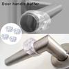 Дверная ручка накладка на детскую безопасность напольный дверной упор прозрачный силиконовый настенный амортизатор защита для дома стопор стопор