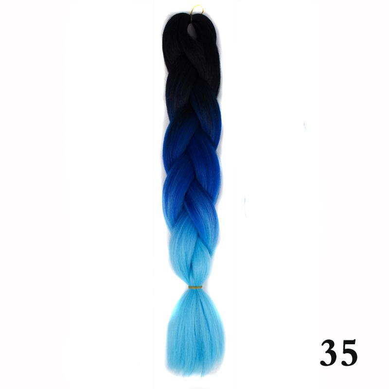 Косы Наращивание волос Балаяж Омбре DIY Быстрое плетение Плетение волос для косплея Ежедневное использование для женщин