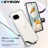 KEYSION Прозрачный противоударный чехол с усиленными углами для Google Pixel 10A Мягкий ТПУ+ПК Прозрачная задняя крышка телефона для Google Pixel 10A