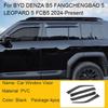 Водонепроницаемые автомобильные тенты-навесы для BYD DENZA B5 FCB 5 LEAPARD 5 2024-Настоящее время LHD RHD Козырьки от дождя для окон Автоаксессуары