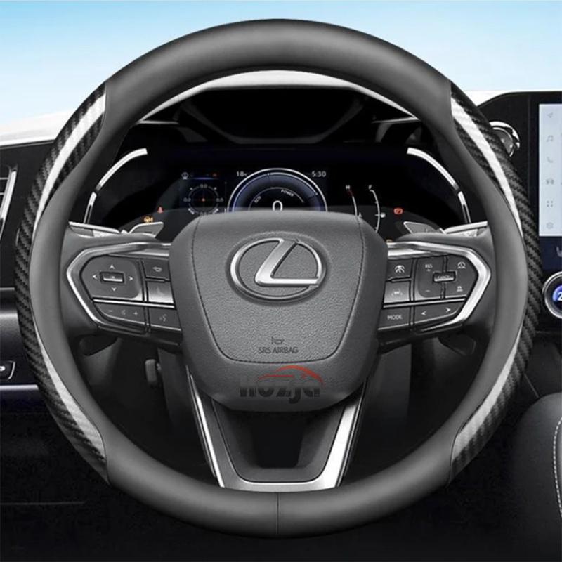 MVTT4 Car Steering Wheel Cover for Lexus RX 400h 450h TX350 LX600 RX400h RX350 RX350h LS400 UX250h NX ES 300h 350 CT200h Accessories