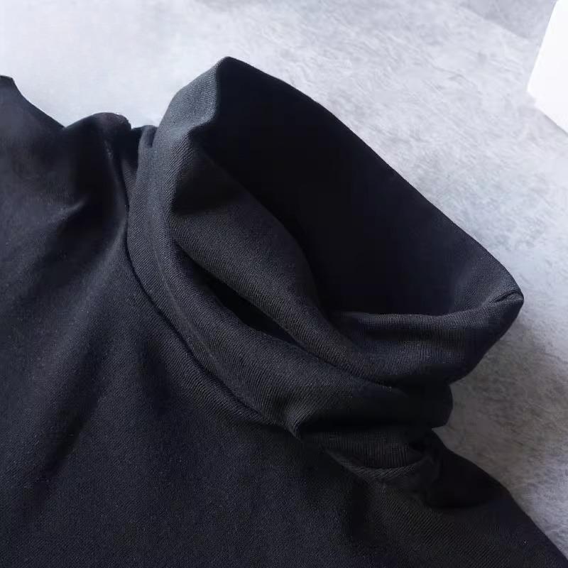 Женский полосатый зимний теплый съемный воротник-манишка с высоким круглым вырезом для белой рубашки, шарф на шею, ложные воротники