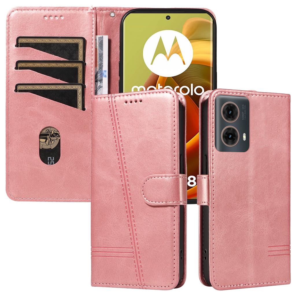 Wallet Flip Leather Case For Motorola Moto G13 G23 G53 G73 G14 G15 G24 G34 G45 G54 G84 G85 G04 G04S G05 E13 E14 Phone Cover