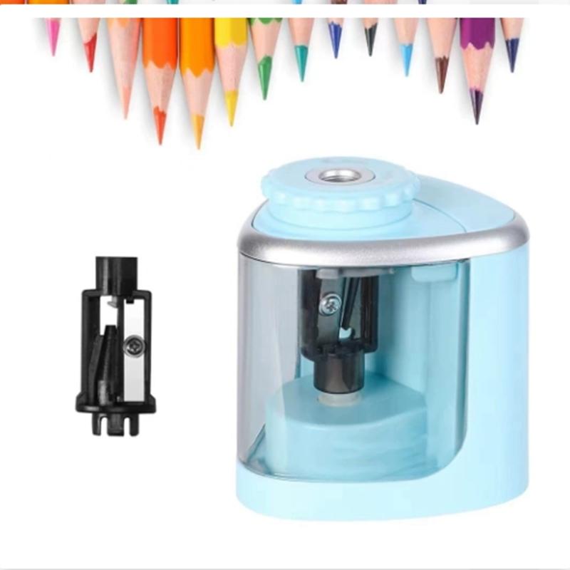 Электрическая точилка настольная автоматическая точилка для карандашей подходит для карандашей (6-8мм) для студентов школьные канцелярские товары