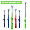 Telescopic Golf Swing Practice Stick with Non-slip Rubber Handle Ergonomic Grip Golf Swing Trainer Golf Training Aid