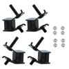 Generator Rubber Brackets Anti-Vibration Brackets Vehicle Stability Improvement Anti Vibration Rubber Mounts Replacement Parts