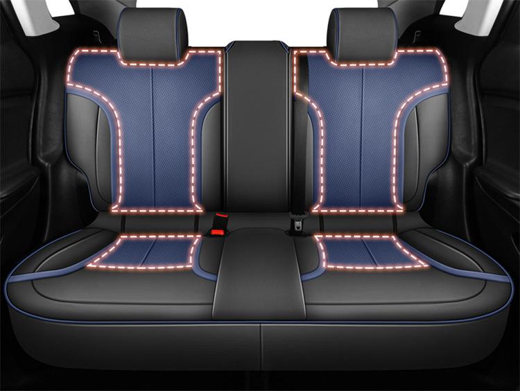 Weilan 6 Perforated Leather Car Seat Cushion - Universal Fit, New Model, Four Seasons Use