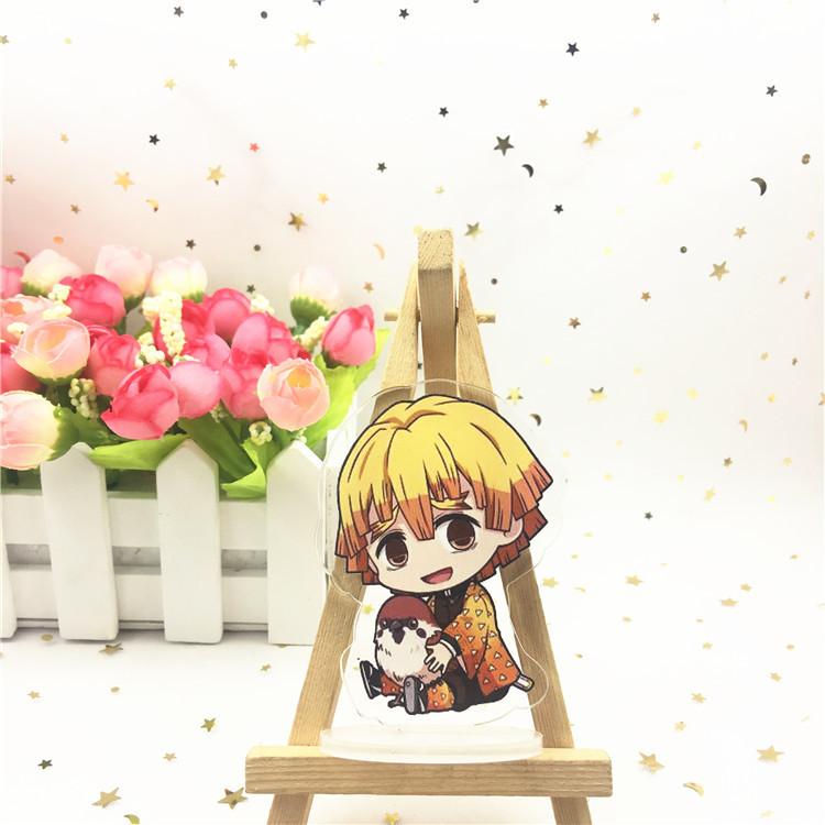 Аниме игры Demon Slayer персонаж мультфильма акриловый брелок металлический декоративный аксессуар подарок кулон модель