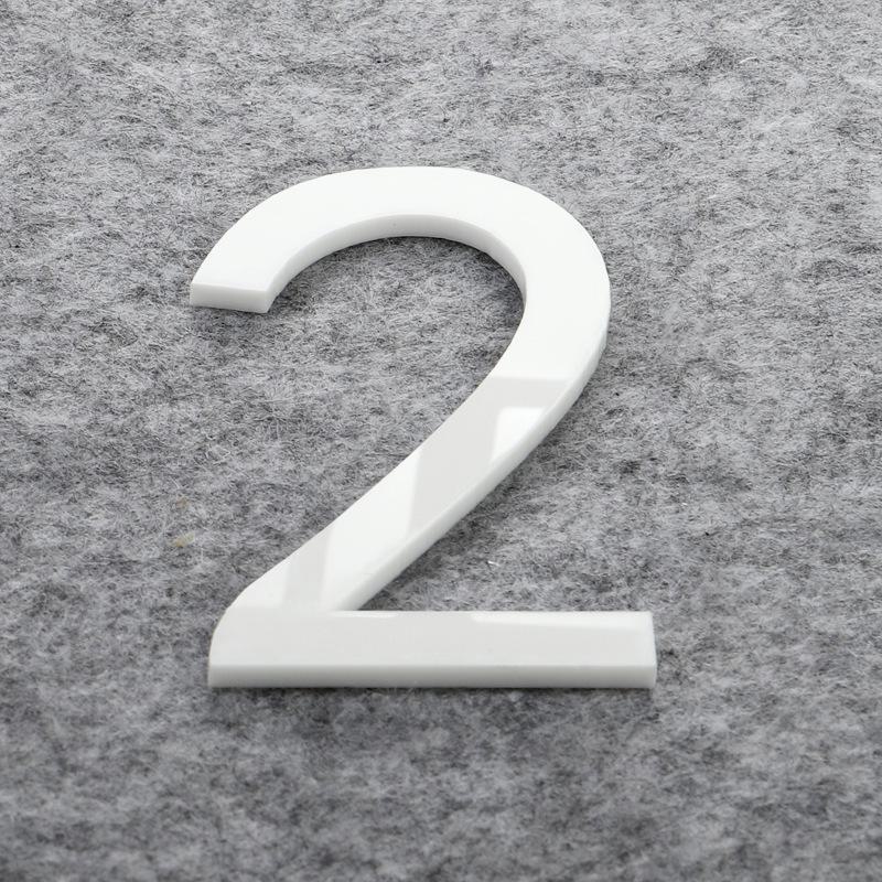 Матовая бронза золото 3D акриловые буквы номер дома настенные наклейки