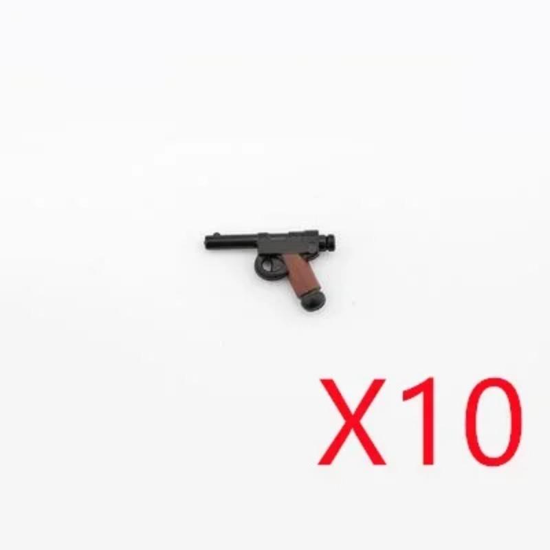 5 СМ Вторая мировая война Военные строительные блоки Американские Немецкие Советские Фигурки солдат Оружие Аксессуары Пистолеты Пистолет Снайперский ремень Мини-кирпичики MOC