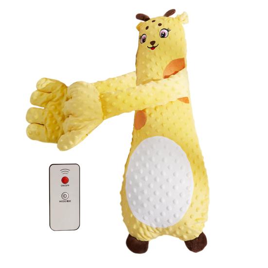 Baby Patter Pillow with Remote Control And Heating Function Goose Shape Baby Sleep Aid Soothe Emotions Anxiety Arm-Wrapped Support Soothing Sleep Toys