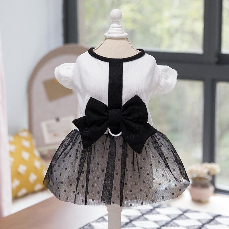 Домашняя кошка маленькая собака собачья одежда лето платье принцессы парное платье свадебное платье жилет