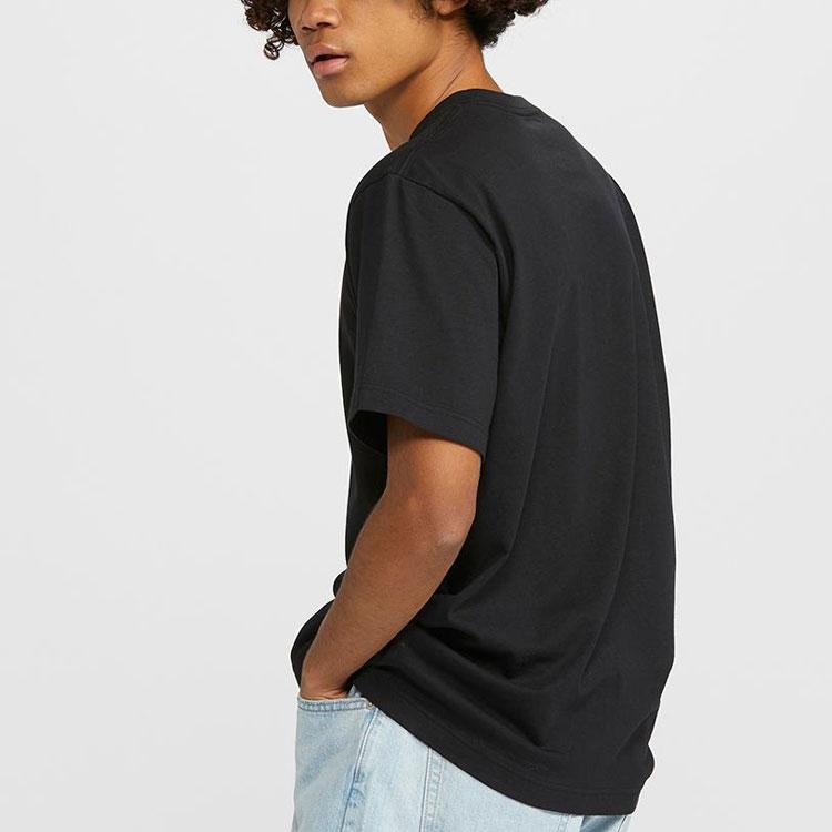 Uniqlo X NANZUKA NEO-MIYAGE Совместная работа Принт Кусанаги Футболка с коротким рукавом Унисекс Топы Черный 427276