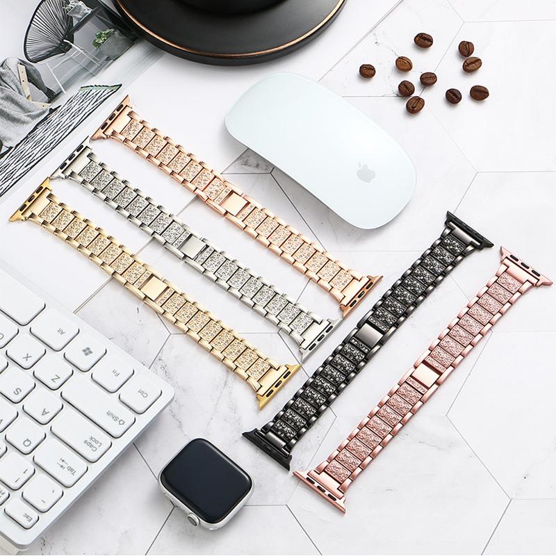 YurKem Bling Diamond ремешок для Applen Watch Band 49 мм, 40 мм, 45 мм, 44 мм, 41 мм, 42 мм, 38 мм, металлический ремень для I-watch Series 8, 7 SE, 6, 5, 4, женский браслет