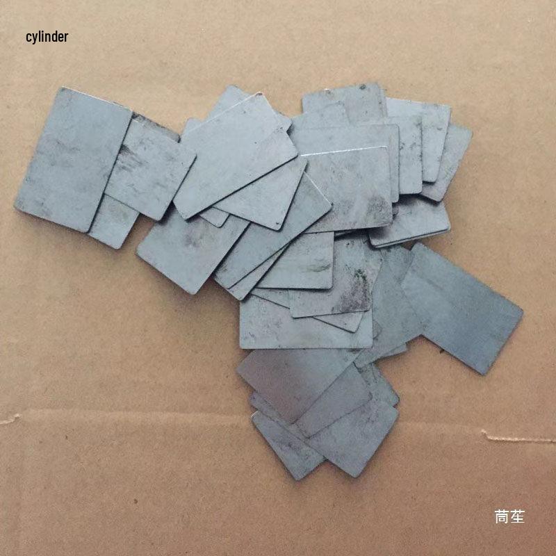 Rectangular Thin Iron Sheet Mat - Ungalvanized, No Hole, Stamped Sealing Plate.