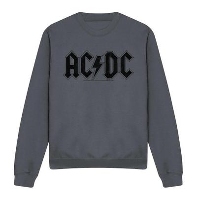 AC/DC Унисекс взрослый ношеный свитшот с логотипом