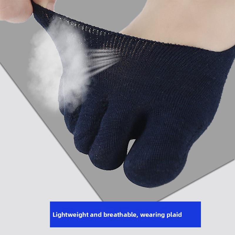 Новые носки с пятью пальцами Женские силиконовые летние носки с пальцами Летние тонкие носки-лодочки с неглубоким вырезом Невидимые носки Мужские