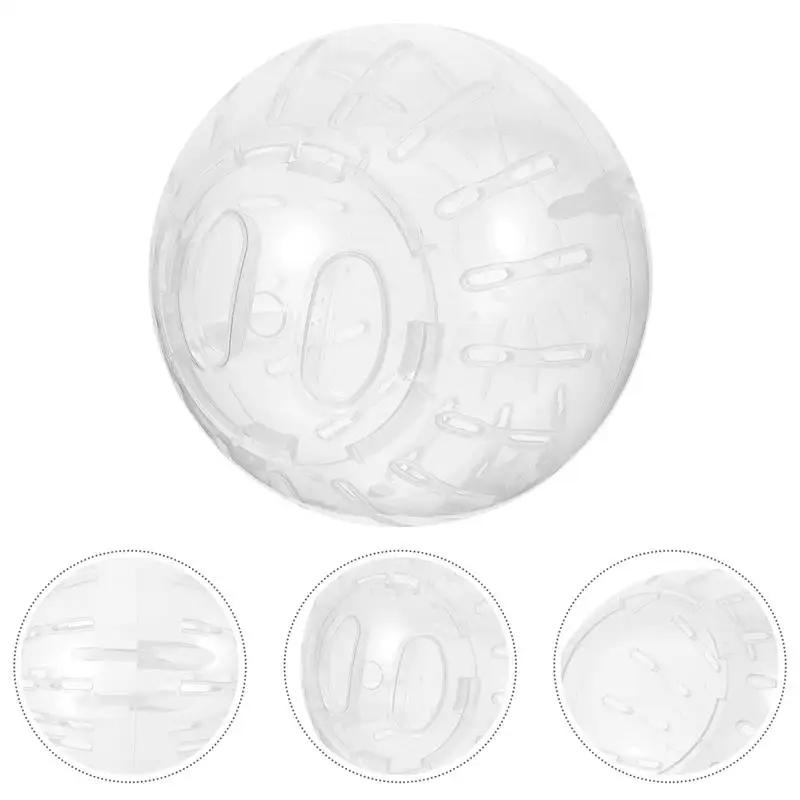 Новый тип мяча для бега хомяка шиншилла прозрачный мяч мяч для хомяка маленький питомец беговой мяч для упражнений морская свинка играющий мяч игрушка