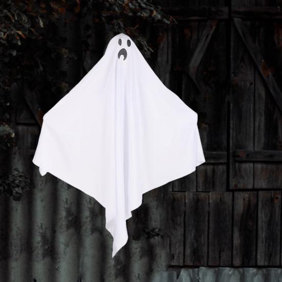 Хэллоуин Подвесной Призрак Жуткий Светодиодный Светящийся Батарейный Летающий Призрак Украшение На Открытом Воздухе Для Дома С Привидениями Реквизит Для Вечеринки