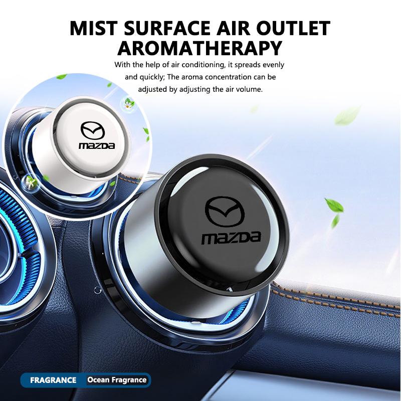 For Mazda Car Air Freshener Vent Clip Outlet Air Condition Diffuser Solid Aromatherapy Accessories CX9 MX5 RX8 Axela Demio FF26