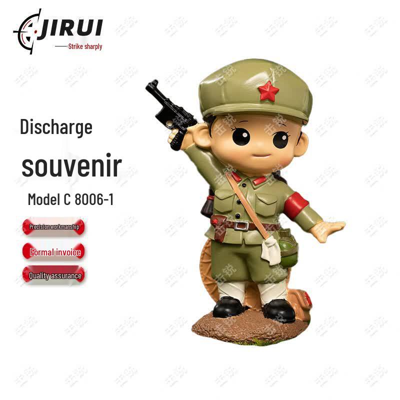 Памятная полимерная фигурка Jirui к выходу на пенсию