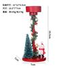 Christmas Decorations, Santa Claus, Snowman, Reindeer, Candle Holder Ornaments, Party Table Decorations, Holiday Gifts