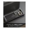 Yamazaki Jitsugyo Half Tissue Case with Smartphone Stand Black W13.1 x D18.9 x H8.3cm Tower Tissue Case Smartphone Accessories with Tray 10708