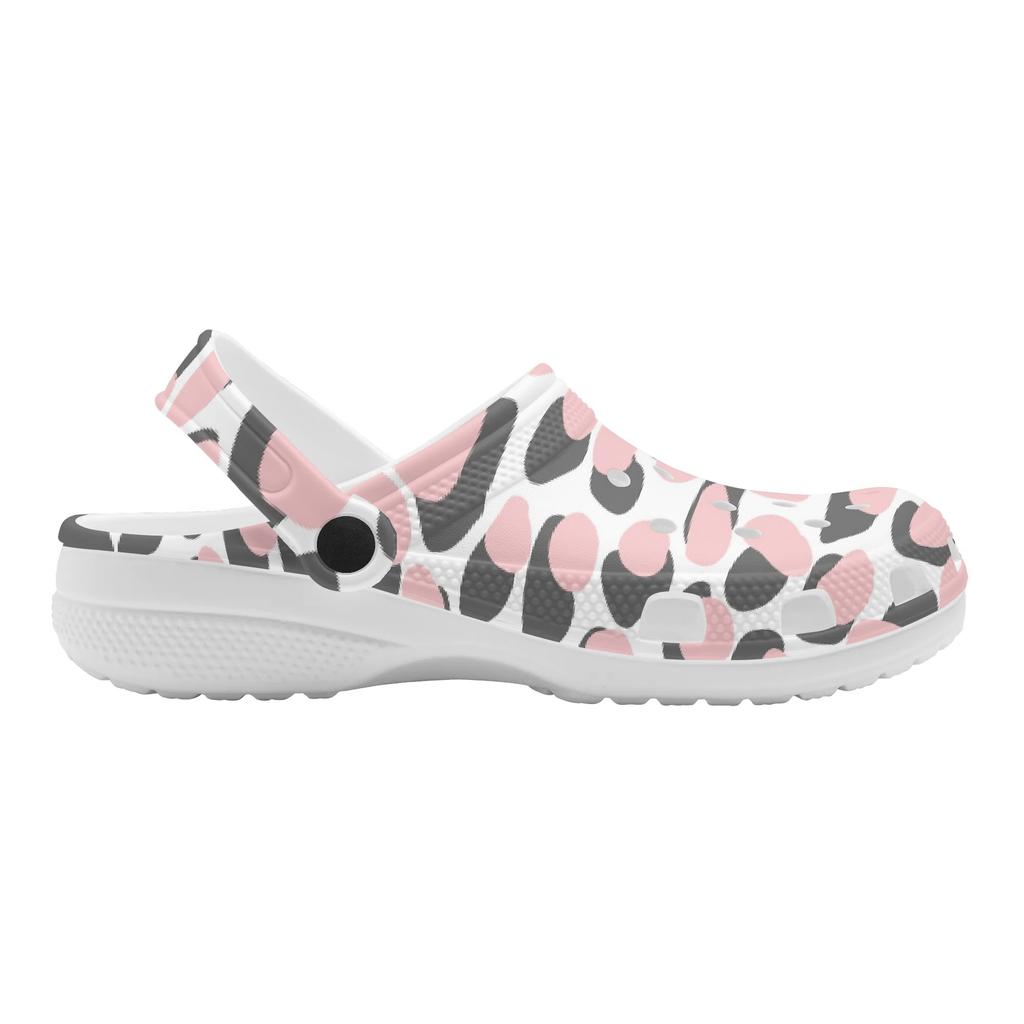 Graphic Printed EVA Clogs Women Men Breathable Lightweight Easy Slip On Casual Shoes Soft Summer Sandals Easy Daily Wear
