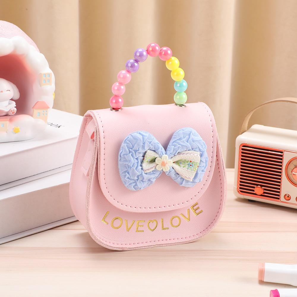 Милые цветы Детские сумочки Сумка-мессенджер Милые девочки Жемчужная Блестящая Детская Сумка через плечо Мультяшные Сумки через плечо из ПУ кожи