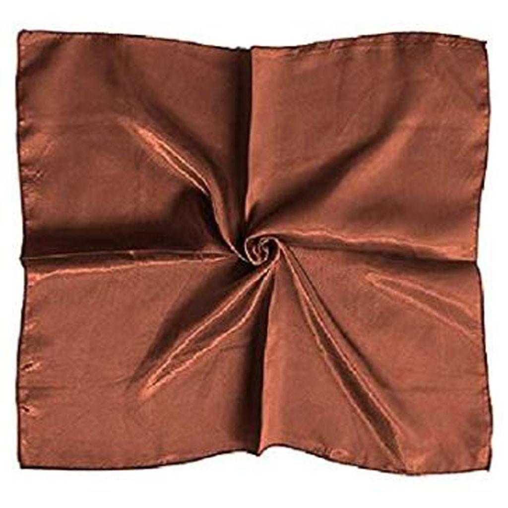 Атласный шелковый большой квадратный простой шарф на шею размером 90x90 см в морском стиле, 24 цвета