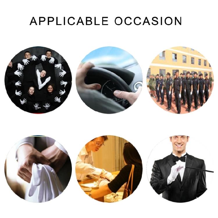 Antislip Gloves With Nonslip Dotted Parades Gloves Band Etiquette Gloves For Formal Event Men Women Unisex Daily