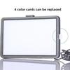 With Tripod LED Photography Video Light 4 Color Cards Photography LED Light  Toning
