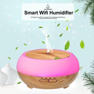Умный Wi-Fi беспроводной светодиодный ночник 400 мл увлажнитель эфирное масло ароматерапия туман диффузор телефон