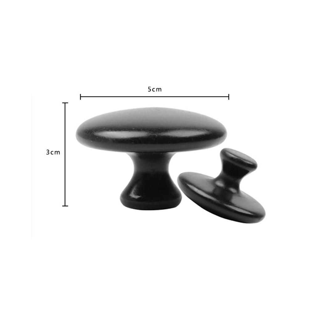 2Pcs Mushroom Shape Massage Stone Natural Lava Basalt Hot Stone for Spa