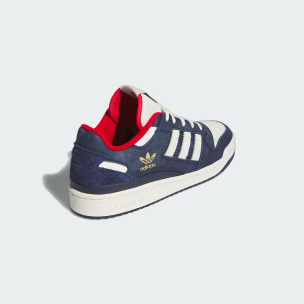 Adidas Forum Low CL Night Indigo Scarlet Кроссовки унисекс Blue Ivory Better-Scarlet IG8700