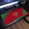 Коврик для мыши с гербом сборной Португалии, Расширенный нескользящий резиновый коврик для стола для игр, офиса, ноутбука, Подарок для фаната