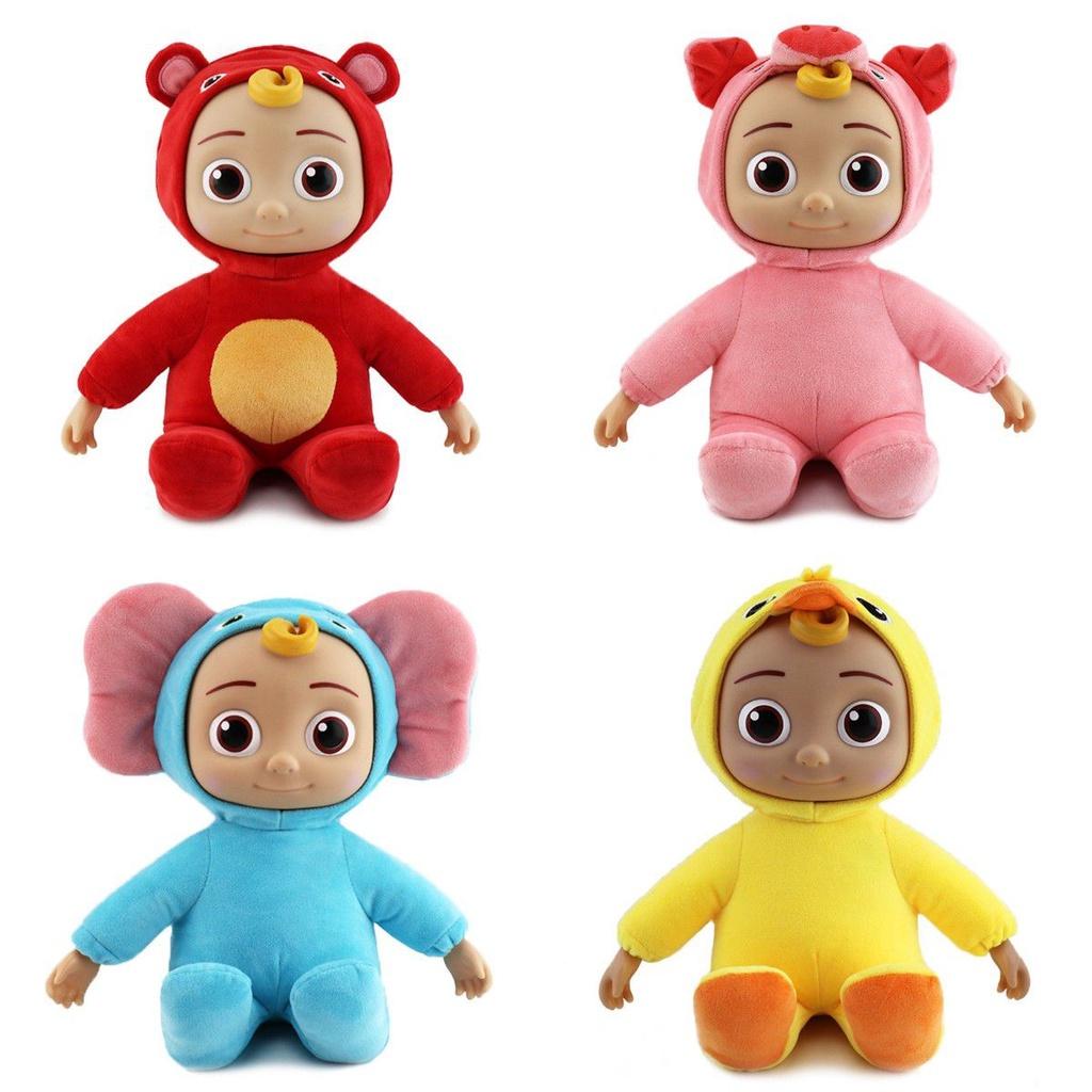 Плюшевая музыкальная игрушка Cocomelon Singing Jojo в кросс-дрессинге