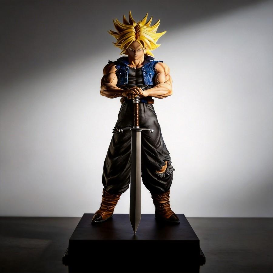 Фигурка из аниме Dragon Ball Транкс 53 см JT Большого Размера Коллекционная GK Модель Настольное Украшение Подарок для Фанатов Аниме