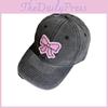 Cotton Bow Baseball Cap With Adjustable Fit For Summer Casual Wear