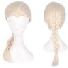 Iirukaa Frozen Elsa Wig, Cosplay, Children's Design, Mesh Net, Single Ponytail Braid, Perfect for Photography, Events, Halloween, and Costumes