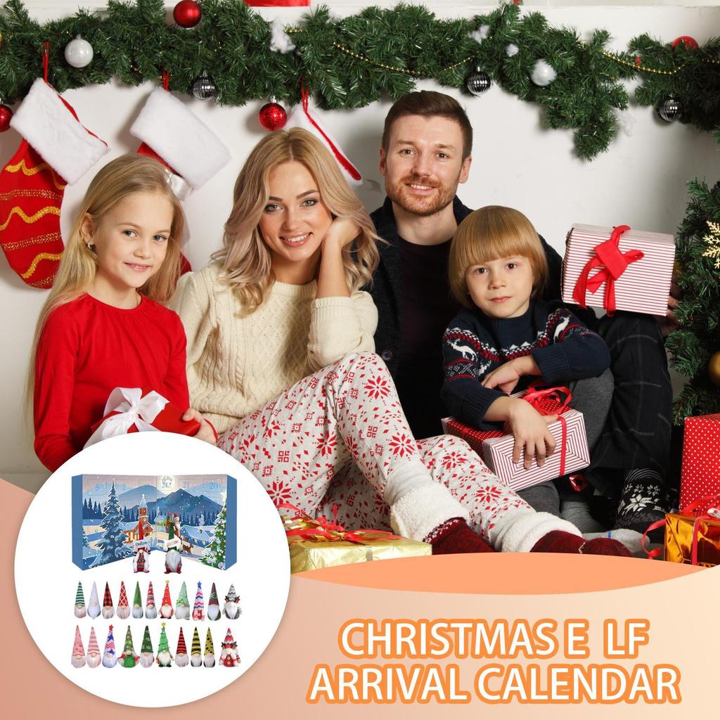 Christmas Advent Toys 24 Days Of Countdown Calendar Advent Figures Holiday Home Decor Doll For Women Men Children Kids Adults