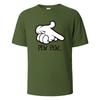 Pew Pew Print TShirt 100 Cotton Summer Tees For Men Women Oversize Casual Tops