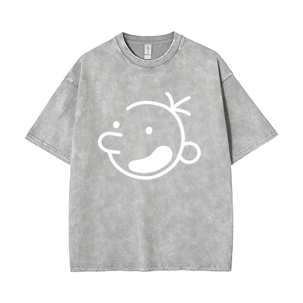Washed Vintage Loded Diper Graphic T-shirt Men Women Rock Oversized Short Sleeve T-shirts Male Casual Cotton T Shirts Streetwear