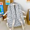 Cow Leopard Print Backpack Junior Senior High School Student Schoolbag Female Campus Backpack
