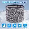 Winter Neck Warmer Women Men Thickened Fleece Lining Scarf Thick Windproof Ski Neck Gaiter