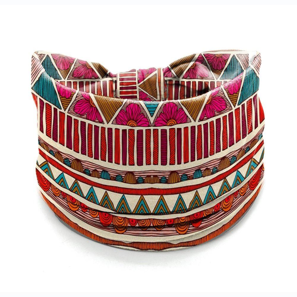 Elastic Wide Headbands Boho Printed Headscarf New Soft Bandana Girls