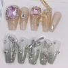 3D Butterfly Nails Art Rhinestones Luxury Shiny Nail Diamonds Rhinestones Metal Nail Jewels for Alloy Nail Decorations