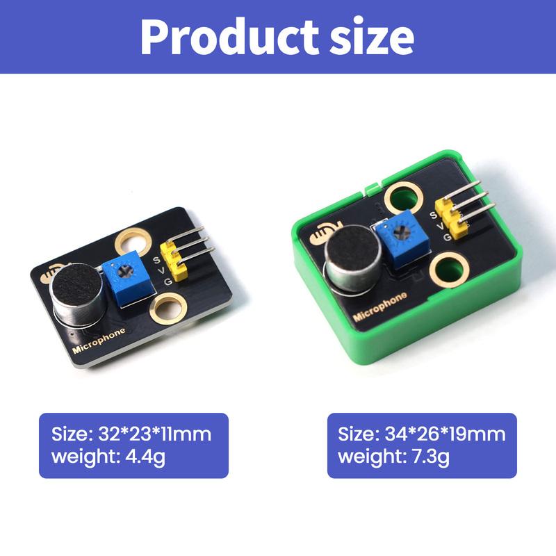 MicroPhone Sound Sensor Audio Detection Sensor Module for Arduino DIY Projects Compatible with Lego Blocks