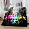 Sword Art Online SAO Anime Cartoon Soft Plush Blanket,Flannel Blanket Throw Blanket for Living Room Bedroom Bed Sofa Picnic Kids